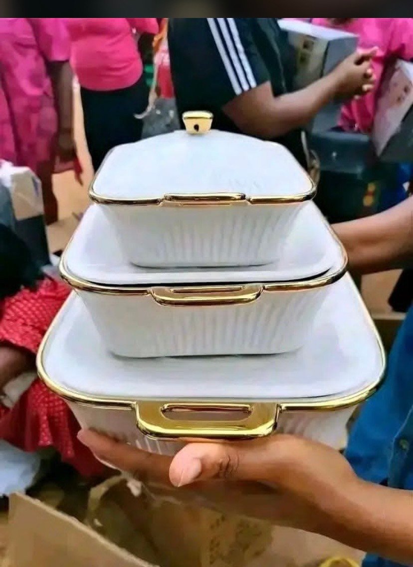 Conjunto de tigelas tigelas de três peças
