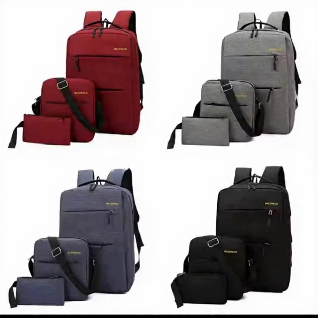 Conjunto de mochilas masculina